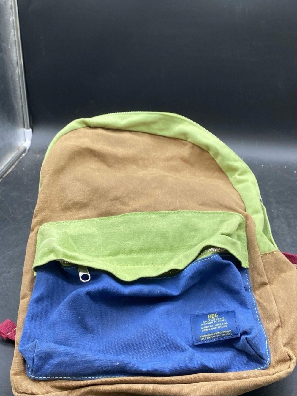 BDG Canvas Colorblock Backpack - Urban Outfitters